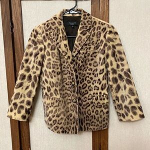 Talbots Animal Print Blazer
